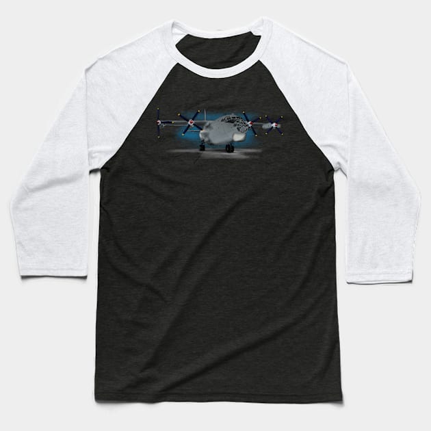 Antonov 12 Baseball T-Shirt by sibosssr